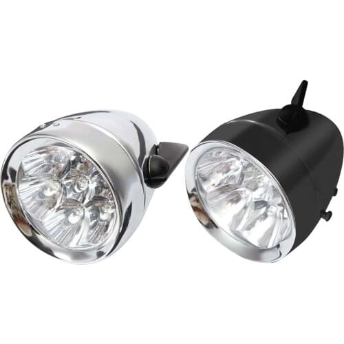 Retro Vintage Bicycle 7 LED Front Light High Bright Cycling Headlight Flashlight Bike Night Riding Light Lamp Accessorires