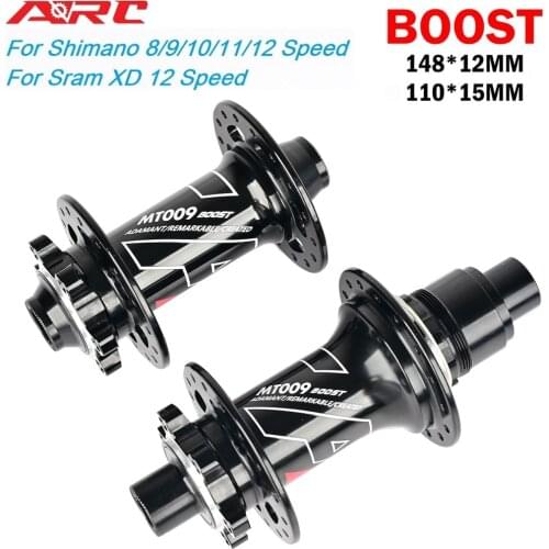 ARC 28H/32H MTB BOOST Hubs Bicycle Hub 148x12 110x15MM For XT DEORE M8100 M7100 M6100 Micro Spline 8-12 Speed SRAM 12 Speed XD
