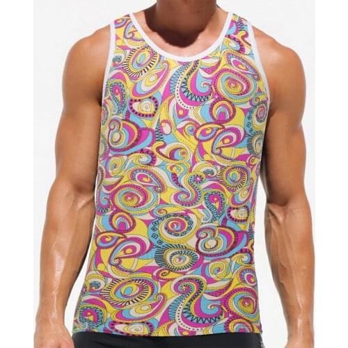 Y117 Austinbem 2017 hot men Sportswear beach t shirt vest gym jogging running vest fitness vest top plaid man basketball vest