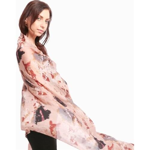 Ladies Beautiful Colored Scarf 2020 New Style