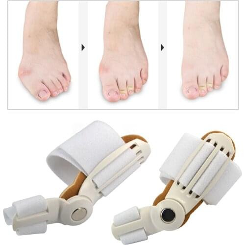 2PCS Toe Separator Bunion Orthotics Pedicure Hallux Valgus Corrector Pro Orthopedic Adjuster Big Toe Pain Relief