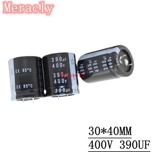 5PCS 400V 390UF Wholesale aluminum electrolytic capacitors 20% high frequency and low resistance, good quality