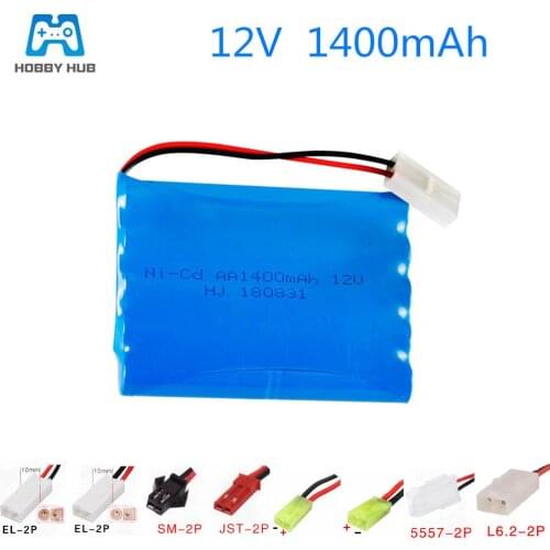 12v 1400mah NI-CD AA Rechargeable battery for RC boat tank car toys lighting faclities electric remote control toys 12V battery