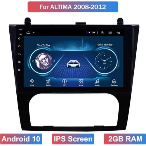Android 10 Car Radio Multimedia Player Smart Large Screen Reversing Image Display for Nissan Atima 2008 2009 2010 2011 2012