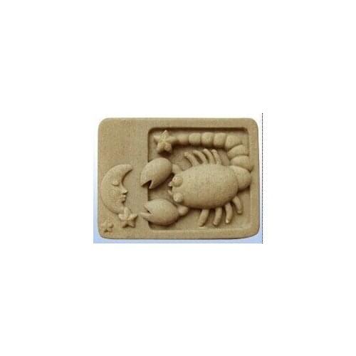 C107 the zodiac Scorpio (handmade soap soap mold silicone mold mold)