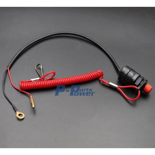 Boat Part Outboard Engine Motor Motorcycle Dirt Bike Snowmobile ATV Lanyard Kill Stop Switch Safety Tether NEW