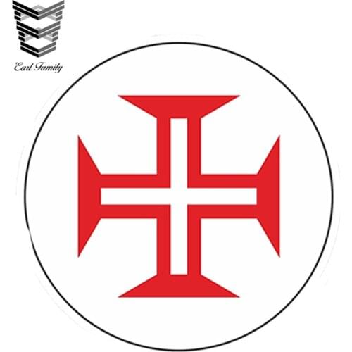 EARLFAMILY 11cm X 11cm Portugal Air Force Roundel Sticker Decal for Motorcycle Bumper Guitar Laptop Waterproof Car Accessories