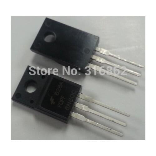 FQPF6N60C FQPF6N60 6N60 6A 600V TO-220F ROHS ORIGINAL 20PCS/LOT Free Shipping Electronic Components kit