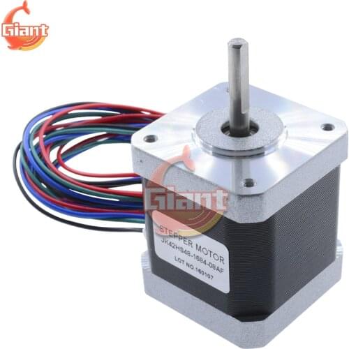 JK42HS48-1684 Nema17 Stepper Motor 2A 12V 1.8° Nema 17 Step Motor 42mm Motor F45Ncm 4-lead for Mendel 90 Rostock CNC 3D Printer