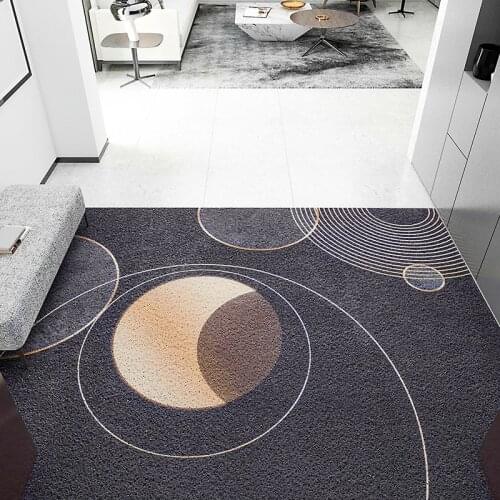 Living Room Kitchen Mat Bathroom Mat Home Door Mats Anti-slip Dustproof Can Be Cut Custom Pattern Floor Entrance Door Mat Carpet