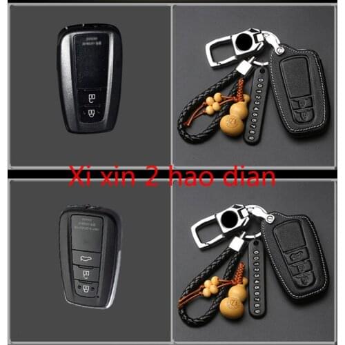 For Toyota Camry Levin COROLLA CHR Izoa avalon leather all-inclusive car key cover remote control protective case