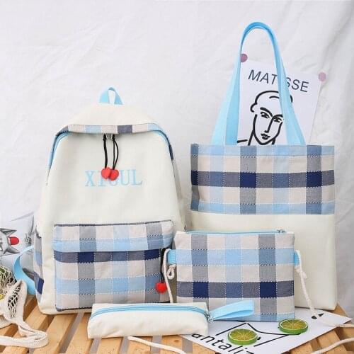 Nylon Cute Backpack Bear Girl Student College School Bag Girl Doll Backpack Book Lady Fashion Bag Fashion