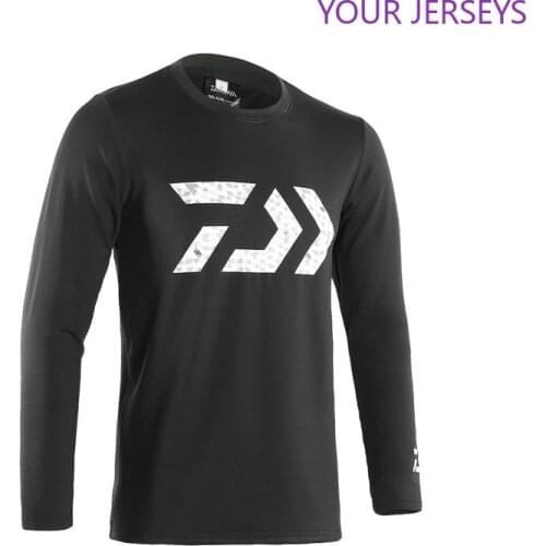 2022 New Daiwa Fleece Fishing Shirts Cotton Long Sleeve Sport Hiking Clothes Autumn Winter Wear Vests Pesca DAIWA Pesca Camiseta