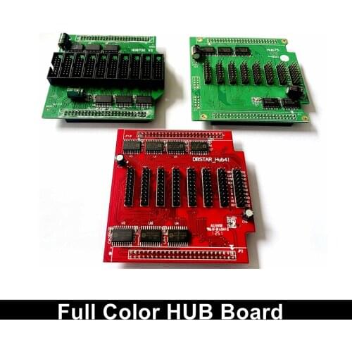 Full Color LED Display Conversion Card Hub75E Hub75B Hub40A Hub41A Work with Receiving
