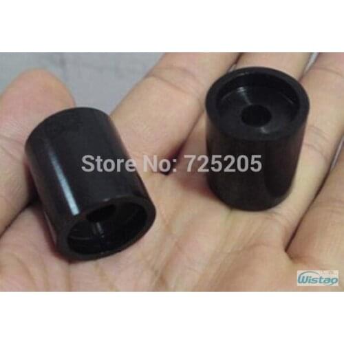IWISTAO Solid Potentiometer Knob Whole Aluminum HIFI Amplifier Tube Volume Outer Diameter 20 H24 ID 6mm Black DIY Free Shipping