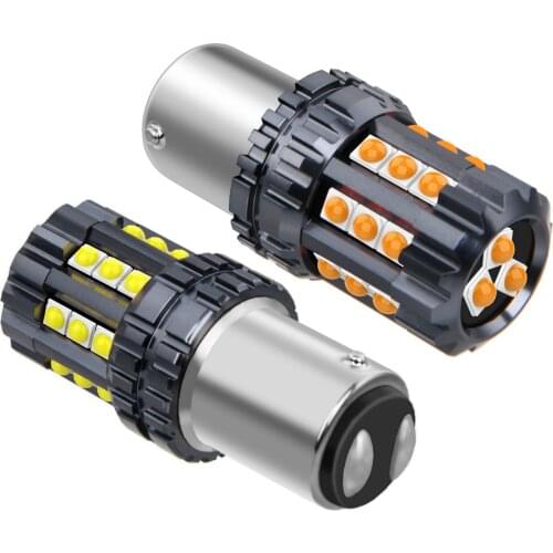 2PCS New 1157 P21/5W BAY15D Super Bright LED Auto Tail Brake Bulbs Rear Fog Lamps Daytime Running Lights Turn Signals Car Goods