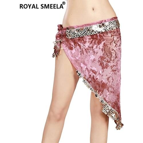 New Style Belly Dance Costumes Belly dancing Belt Sequin Belly Dance Hip Scarf for Women Floral Tribal Triangle Scarf Dance Wear