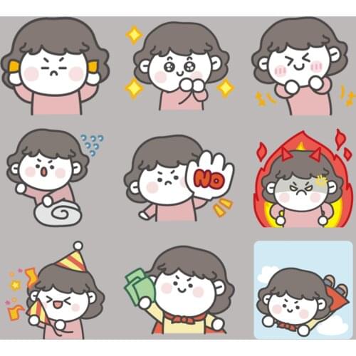 24 cute kid stickers/exquisite stickers/decorative stickers/DIY craft photo album