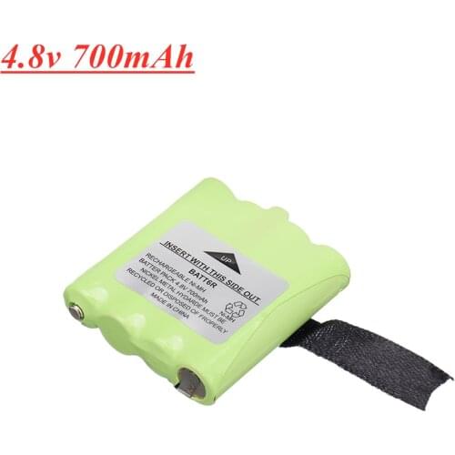 4.8V 700mAh 2 Way Radio Battery for Midland BATT6R BATT-6R NI-MH Replacement Battery 1pcs
