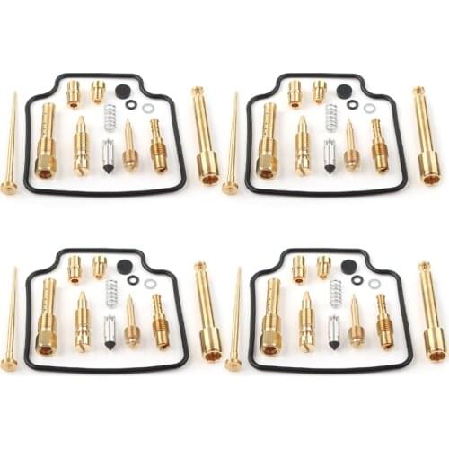 4Sets Motorbike Carburetor Rebuild Kits Jet Needle Carb Repair For Honda CB750 Seven Fifty RC42 1992-2008