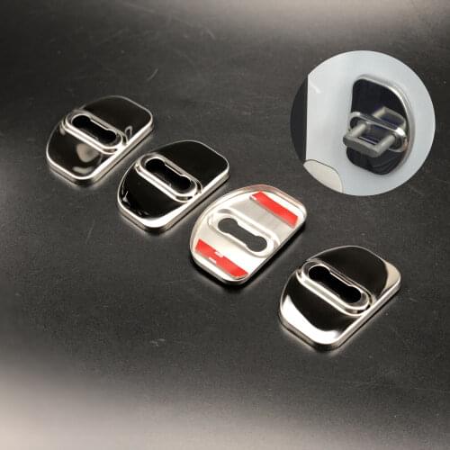 4pcs/Set Car Door Lock Anti Rust Protection Cover For Renault Captur Clio Megane Duster Latitude Laguna Talisman Scenic Fluenec