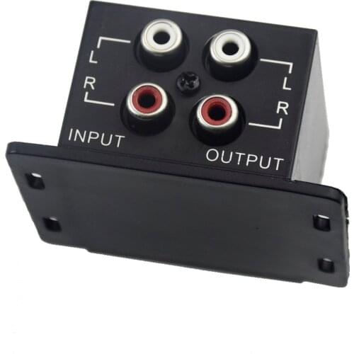 Car General 2 RCA Gain Adjust Audio Adjuster Amplifier Speaker Bass Controller Adjustable Audio potentiometer