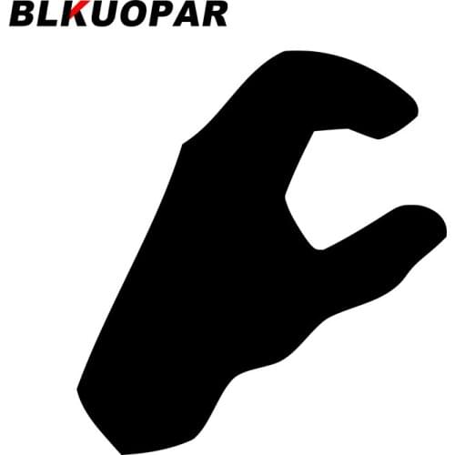 BLKUOPAR for Alphabet Deaf Language Sign Car Stickers Creative Graffiti Decals Die Cut Sunscreen Windshield Helmet Decor
