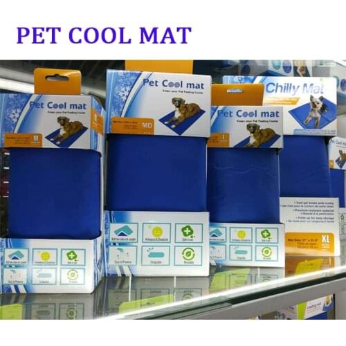 Breathable Cooling Dog Mat Fashion Summer Gel Dog Bed Household Pet Sofa For Medium and Large Dogs Products Puppies Cat Ice Mat