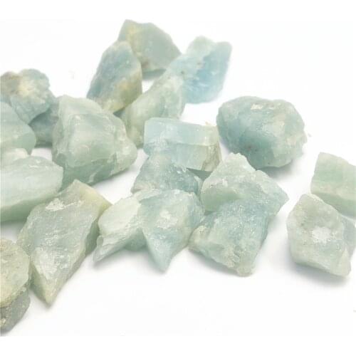 10-30mm Raw Rock Stone Mineral Natural Specimen Crystal Rough Aquamarine Healing Natural Stones and Minerals