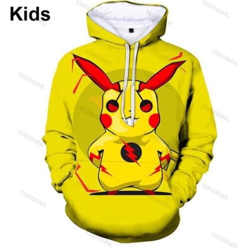 Cute Kids Hoodie Shooting Anime 3D Sweatshirt Tops Men and Women Japan Cartoon Anime Tops Teen Clothes