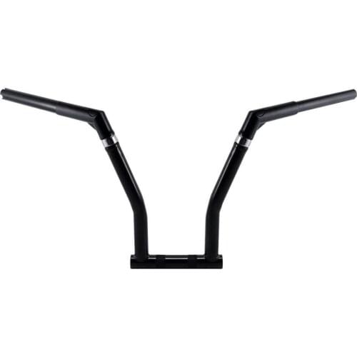 Motorcycle 14" Rise 1-1/4" Handlebar For Harley Dyna Wide Glide Switchback Fat Bob FLD Softail Slim Custom