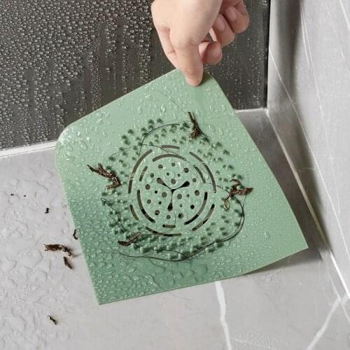 Floor Drain Sewer Smell Removal Sealing Silicone Cover Rectangular Bathroom Toilet Deodorizer Sealed Covers Proof Off-flavor