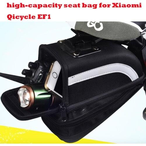 Bicycle Storage Package Rear Seat Saddle Tail Bag for Xiaomi Mijia Qicycle EF1 Bike Smart Electric Scooter Foldable Bike E-Bike