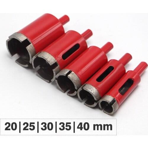 5P/20-40mm Core Drill Bit for Marble Granite Stone Material Cement Sintering Diamond Bit