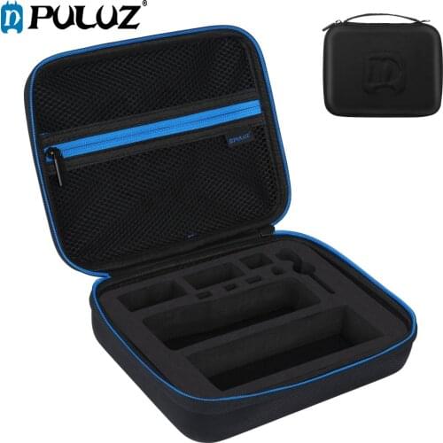 PULUZ 23x18x7cm Waterproof Travel Carrying Bag Hard EVA Storage Box For DJI OSMO Pocket 2 Handheld Gimbal Camera