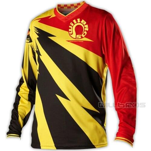 Willbros GP Air Cyclops T-shirt Street Moto Motorcycle Jersey Mountain Bicycle Offroad Long Sleeve Mens