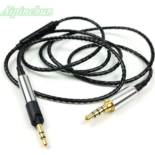 3.5mm to 2.5mm Jack Headset Replacement Audio Cable Volume Controller Cord For Headphone HD598 HD595 HD558 HD518 HD579 HD599