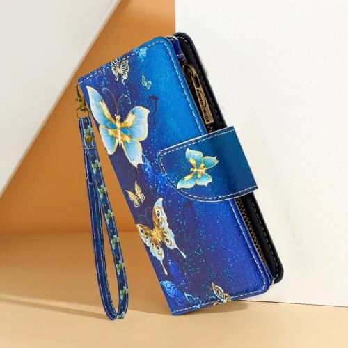 Zipper Wallet Leather Case For Samsung Galaxy A32 A12 A42 5G A91 A81 A71 A51 A41 A31 A21S A21 A11 A01 Flip Cover Phone Bag