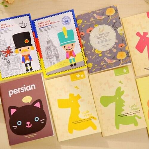 1pcs Portable Notepad Creative Cute Cartoon Notebook Student Personal Notebook Diary Stationery