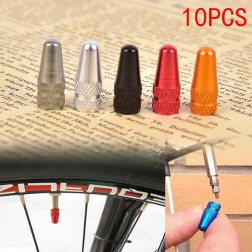 10Pcs Bike Valve Cap Durable Bicycle Wheel Rim Tyre Stem Air Valve Caps Cover