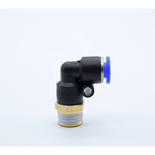 10 Pcs PL Shaped Pneumatic Fitting PL6-02 PL6-01 PL6-M5 PL8-01 PL8-02 PL10-02 PL4-01 PL4-M5Pneumatic connectors