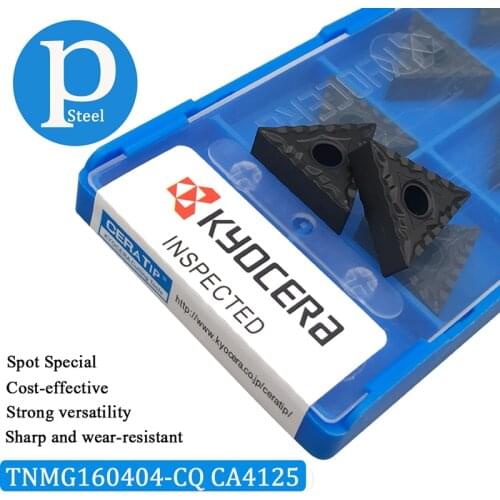 100% Original 10PCS TNMG160404 CQ CA4125 External Turning Tools High quality TNMG 160404 Carbide insert Lathe cutter Tool