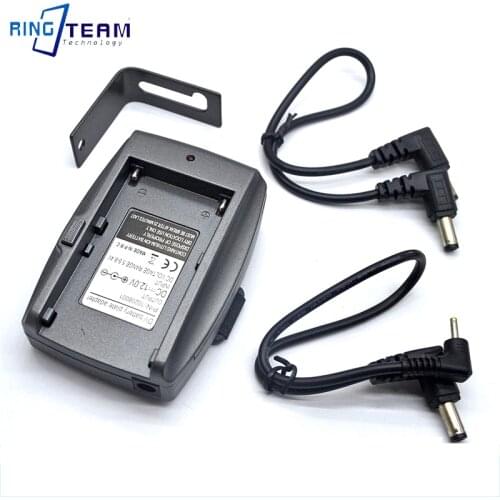 DC 12V NP-F Battery Power Transfer Supply System Mount Adapter Plate Holder for BMCC BMPCC Blackmagic Pocket Cinema Cameras