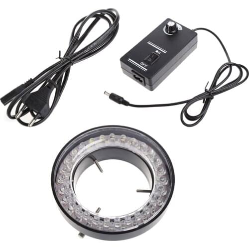 2021 New 56 LED Adjustable Ring Light illuminator Lamp for stEREO ZOOM Microscope