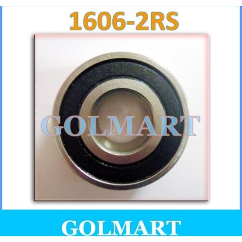 3pcs/lot 1606 2RS ABEC-1 3/8"x29/32"x5/16" inch Miniature Ball Bearings 9.525mm x 23.019mm x 7.938mm 1606 RS