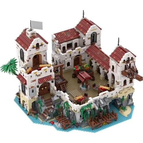 4948 PCS Moc City Creator Expert Pirate Bay Movie Castle ing Set Modular ing Block City Collection Model Toy Childrens
