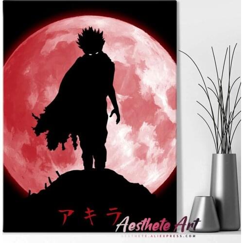 Tetsuo Shima Akira Anime Manga Home Decor Canvas Poster Print Decoration Art High Quality Wall Picture Living Room Painting