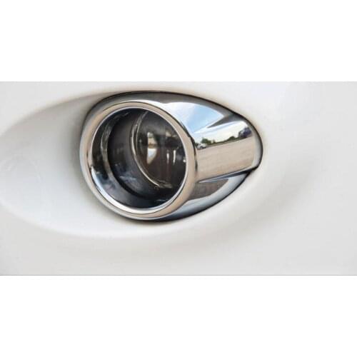 For Ford Focus 3 ABS Chrome Front Fog light Foglights Lamp Cover Trim Exterior Accessories Trims 2012 2013 2014 2015