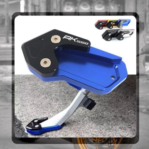 For KYMCO AK550 AK 550 2017 2018 2019 Motorcycle Kickstand Foot Side Stand Extension Pad Support Plate Enlarge