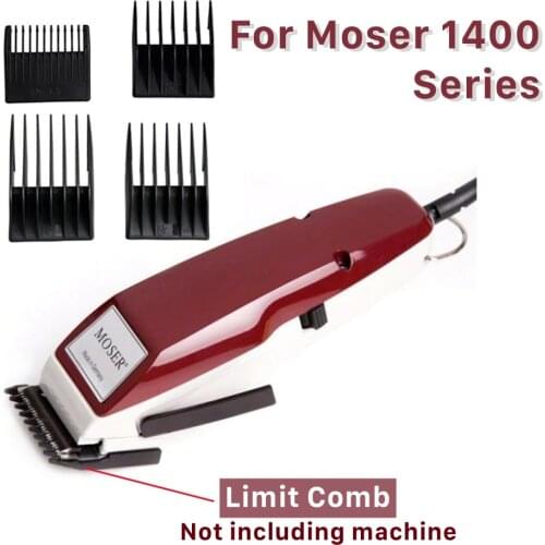 For Moser 1400 Series Shaving Machine Replacement Combs 4pcs/set Hair Trimmer Electric Shaving Limit Comb Set Kit 3/6/9/12mm